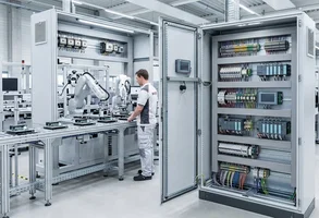 Industrial automation control cabinet